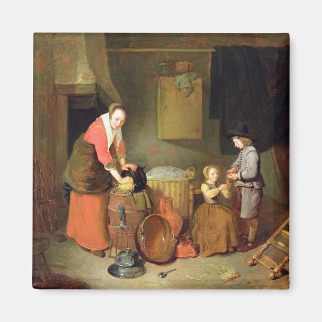 A Kitchen Räume, 17. Jahrhundert Magnet (Vorne)