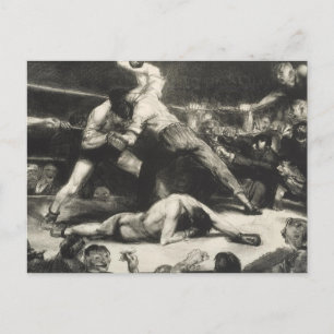 A Knock-Out - George Bellows - 1921 Postkarte