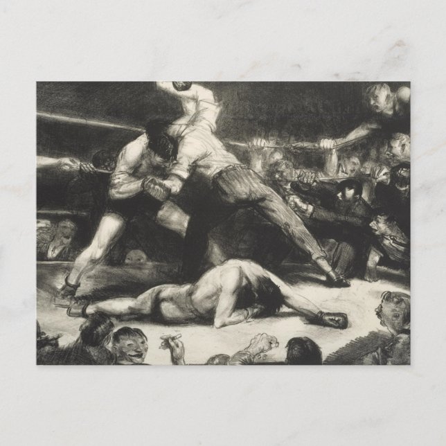 A Knock-Out - George Bellows - 1921 Postkarte (Vorderseite)