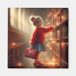 À la bibliothèque - Red Magnet