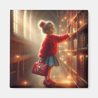 À la bibliothèque - Red Magnet