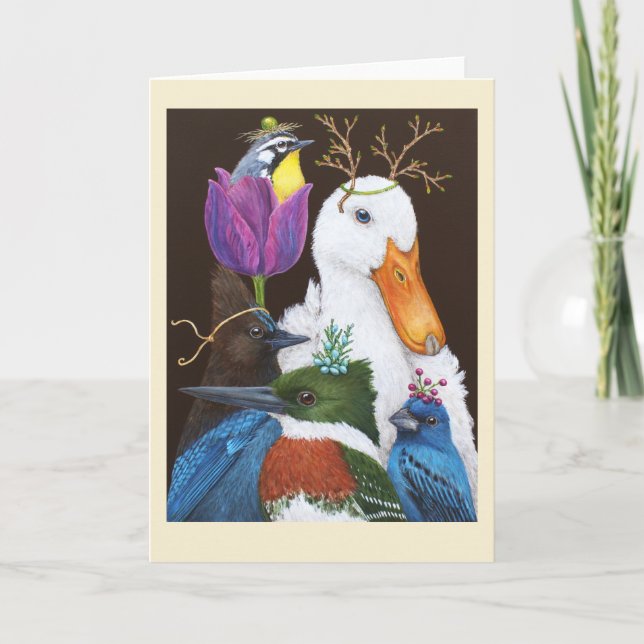 À la carte de voeux de Gala (Devant)