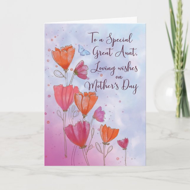 À la grande mère Jour des mères Amour avec carte o (Devant)
