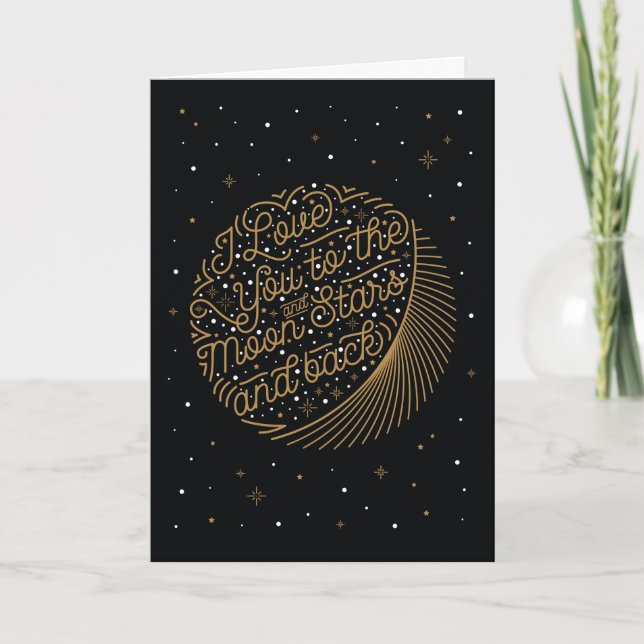 À la LUNE ET aux ÉTOILES/a plié la carte de (Devant)