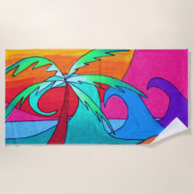 À la plage - Serviette de plage