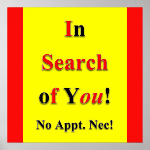 À la recherche de vous Affiche Matte