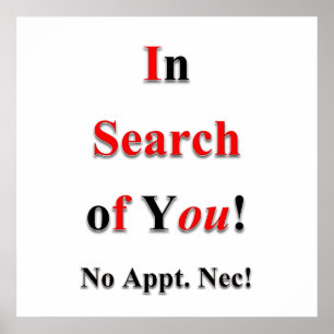 À la recherche de vous Poster Matte