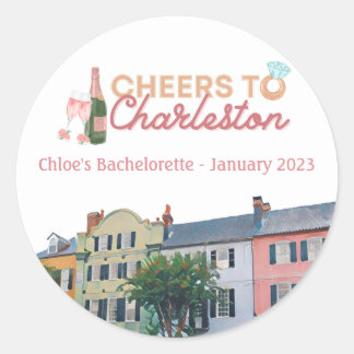 "À la santé de Charleston" Autocollants de soirée 