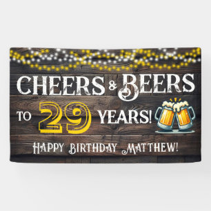 À la santé et bières pour bannière de fête d'anniv