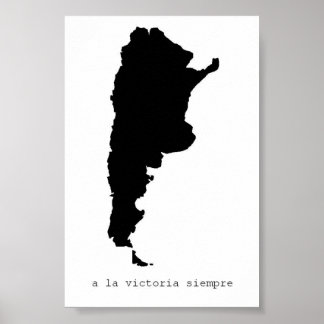 a la victoria siempre poster