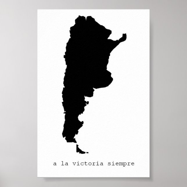 a la victoria siempre poster (Vorne)