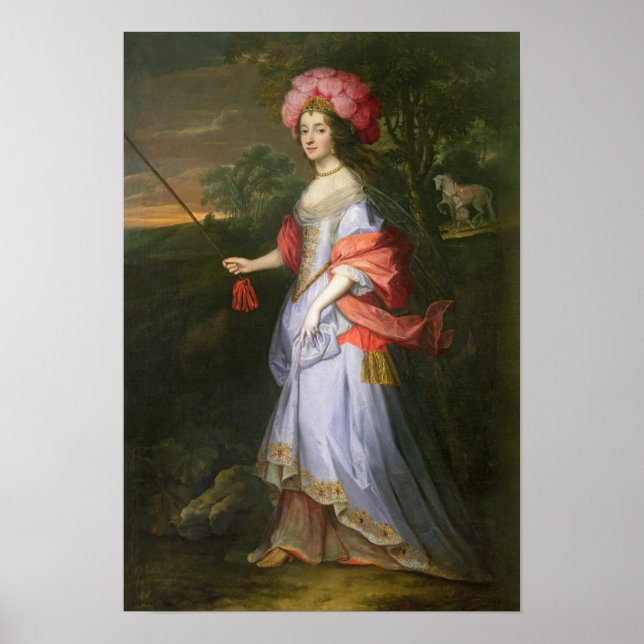 A Lady in Masquerade Costume, c.1679 Poster (Vorne)