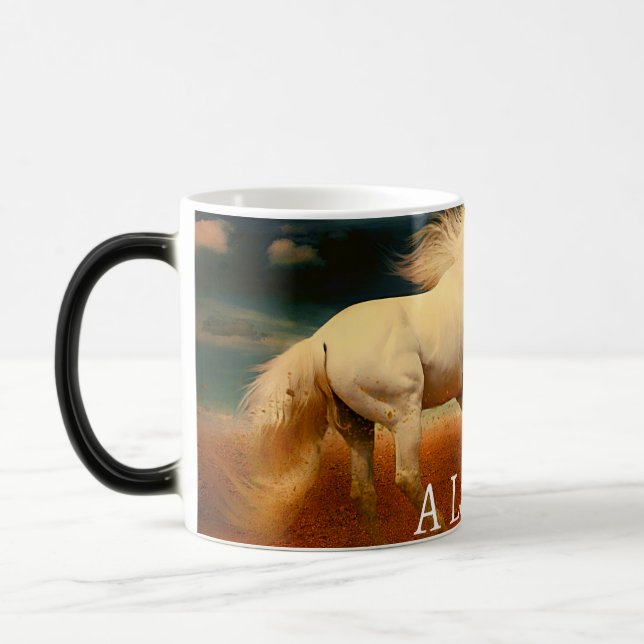 A Land Far Away reveal mug (Gauche)