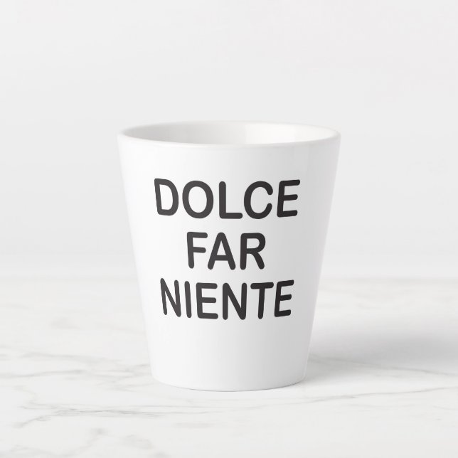 A latte mug with lettering  milchtasse (Vorderseite)