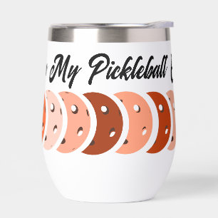 À l'ère de mon Pickleball - Orange Vibes Design T-