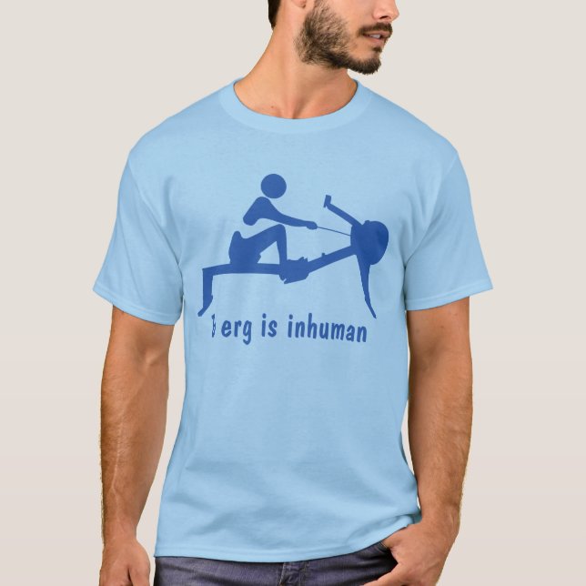 À l'erg est le T-shirt inhumain (Devant)