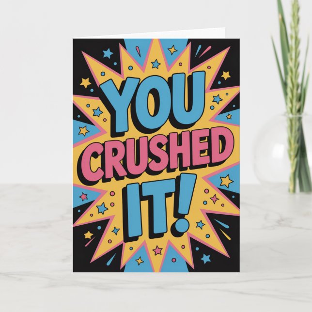 A Level Exam Congratulation Graduation  Karte (Vorderseite)