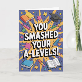 A-Level success floral Congratulations Cards  Karte