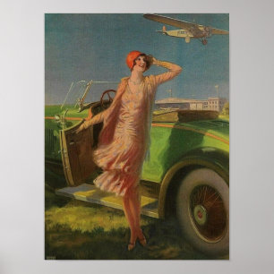 À l'heure - Edward Mason Eggleston Poster