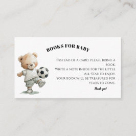 A Little All-star Baby Shower Books For Baby Begleitkarte