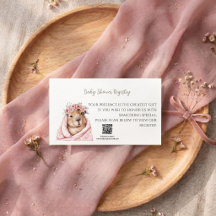 A Little All-Star Baby Shower Registry Card