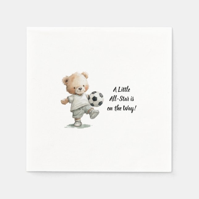 A Little All-Star Baby Shower  Serviette (Vorderseite)