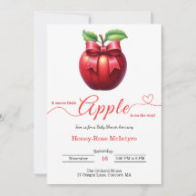 A Little Apple Is On The Way | Fall Baby Shower 