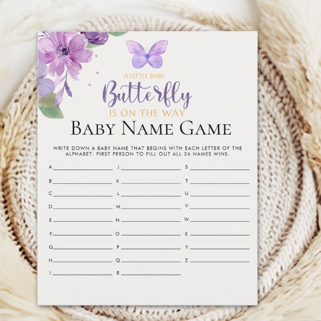 A Little Baby Butterfly is on The Way Baby shower (Von Creator hochgeladen)