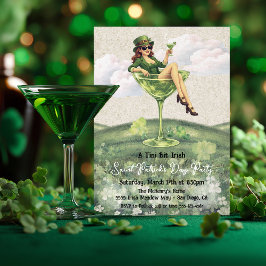 A little bit Irish Leprechaun cocktail Party Einladung