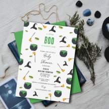 A Little Boo Is Almost Due Halloween Baby Shower