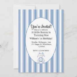A Little Bunny is Turning One Einladung