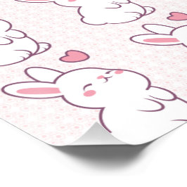 A Little Bunny Made of Feelings Poster