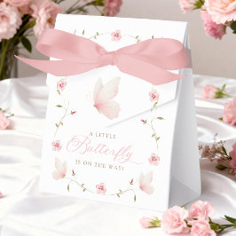 A Little Butterfly Baby Shower Favor Box Geschenkschachtel