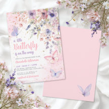A Little Butterfly Wildflower Baby Shower