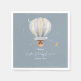 A Little Explorer Hot Air Balloon  Serviette