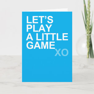 A Little Game (xo) Karte