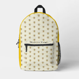 A little Honey Is On The Way Baby Bedruckter Rucksack