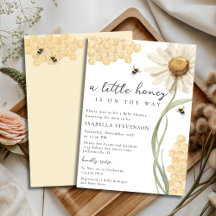 A Little Honey Is On The Way Bee Baby Shower Theme