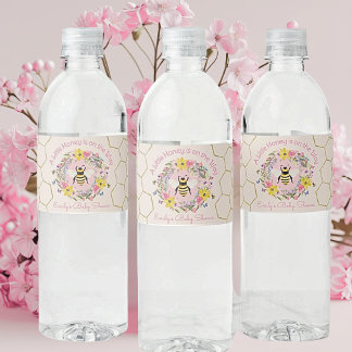 A Little Honey Is On the Way Pink Baby Shower