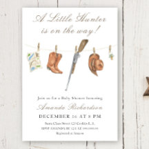 A Little Hunter is on the way Baby Shower