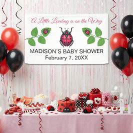 A Little Love Bug Is On The Way Ladybug Banner