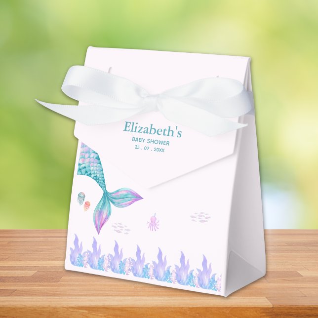 a Little Mermaid is on her way Girl Baby Shower Geschenkschachtel (Von Creator hochgeladen)