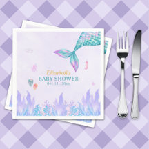 a Little Mermaid is on her way Girl Baby Shower