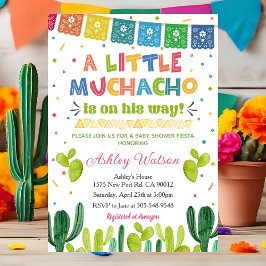 A Little Muchacho Fiesta Baby Shower Invitation Einladung