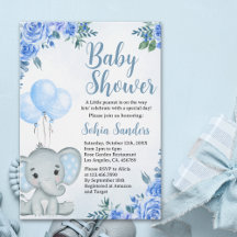 A Little Peanut is on the Way, Baby Shower Boy