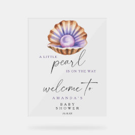 A little pearl - Welcome baby shower party