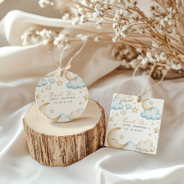 A little piece of heaven is on the way baby shower geschenkanhänger