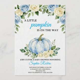 A Little Pumpkin” Baby Shower Invitation  Einladung