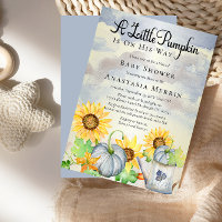 A Little Pumpkin | Sunflowers Virtual Baby Shower 