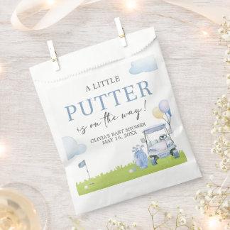 A Little Putter Golf Baby Shower Geschenktütchen